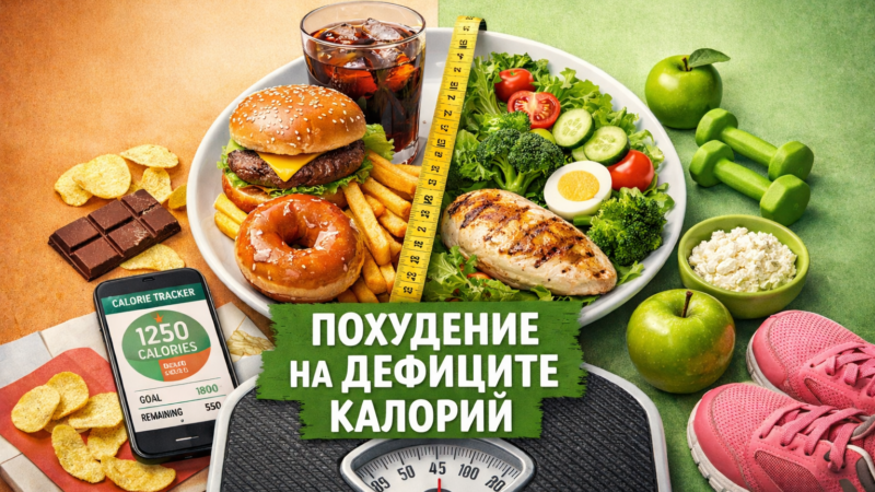 Похудение на дефиците калорий