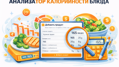 анализатор калорийности блюда